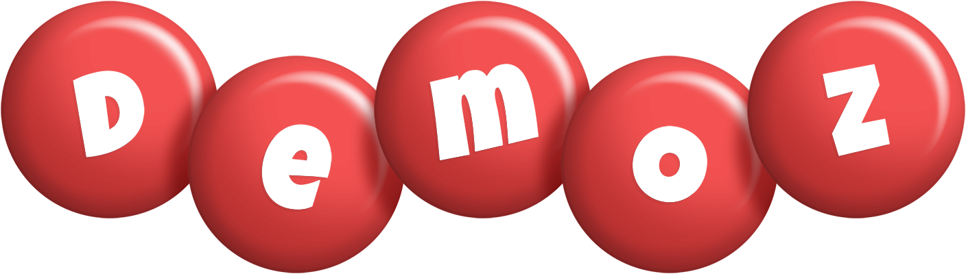 Demoz candy-red logo