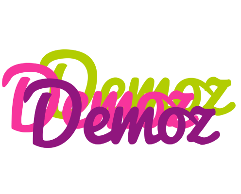 Demoz flowers logo