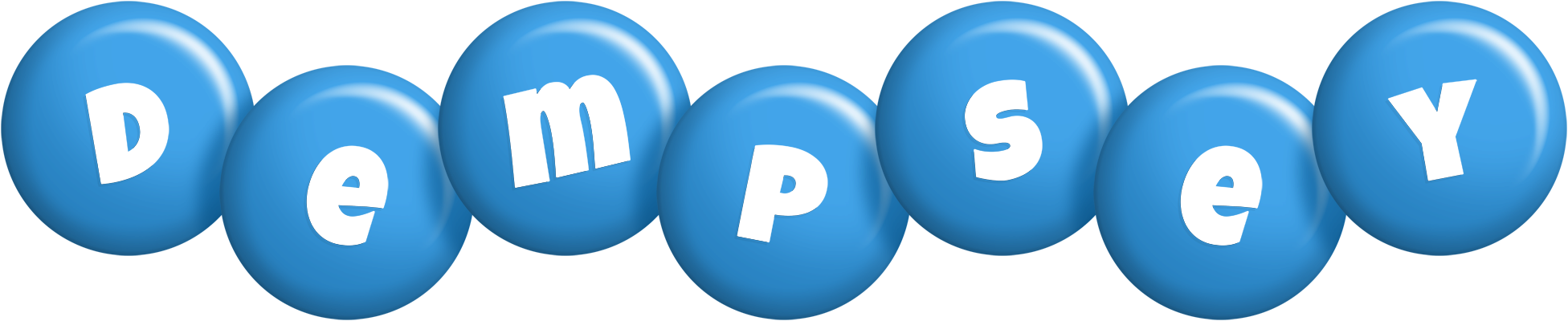 Dempsey candy-blue logo
