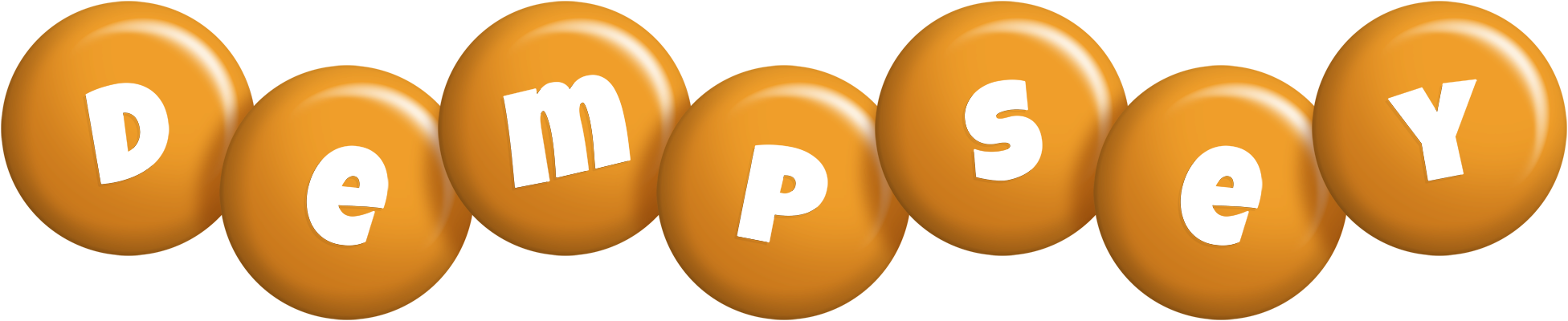 Dempsey candy-orange logo