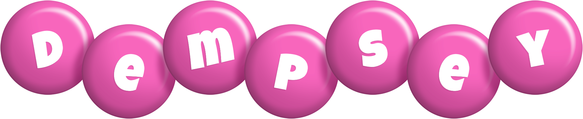 Dempsey candy-pink logo