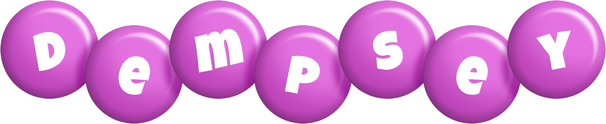 Dempsey candy-purple logo