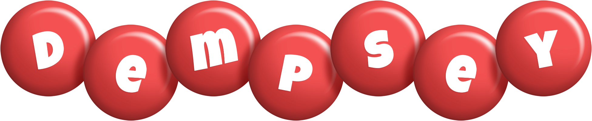 Dempsey candy-red logo