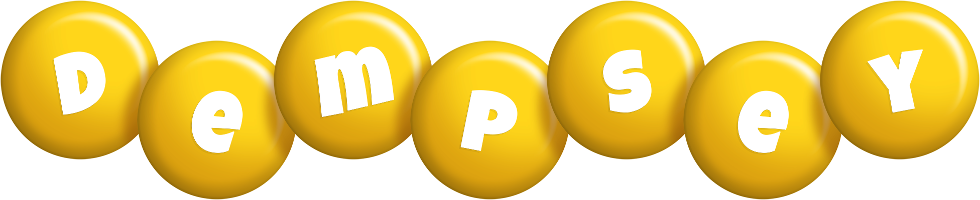 Dempsey candy-yellow logo