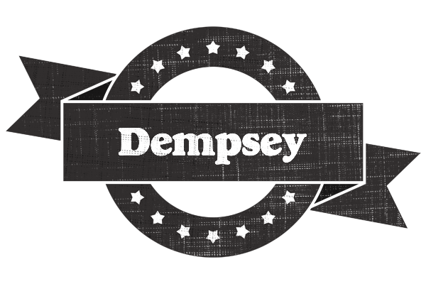 Dempsey grunge logo
