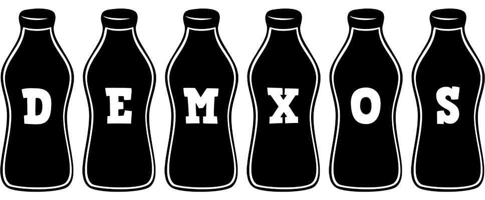 Demxos bottle logo
