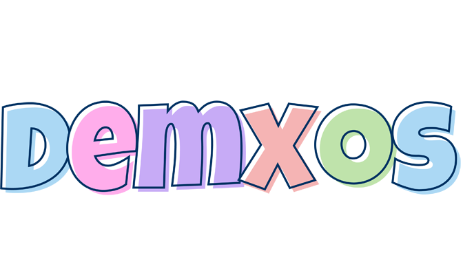 Demxos pastel logo