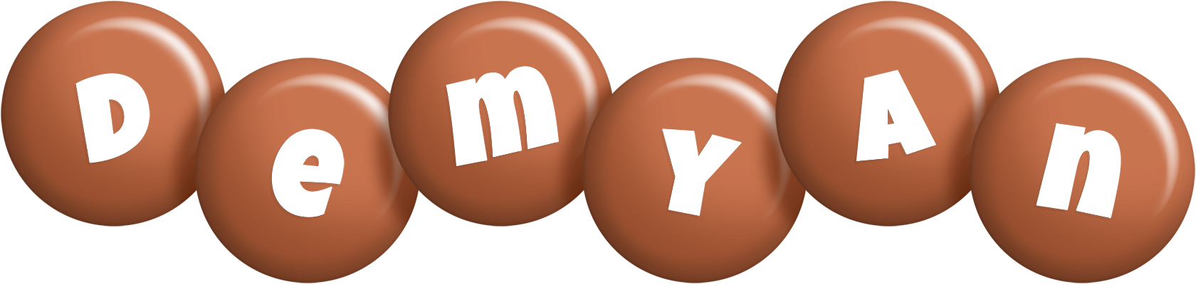 Demyan candy-brown logo