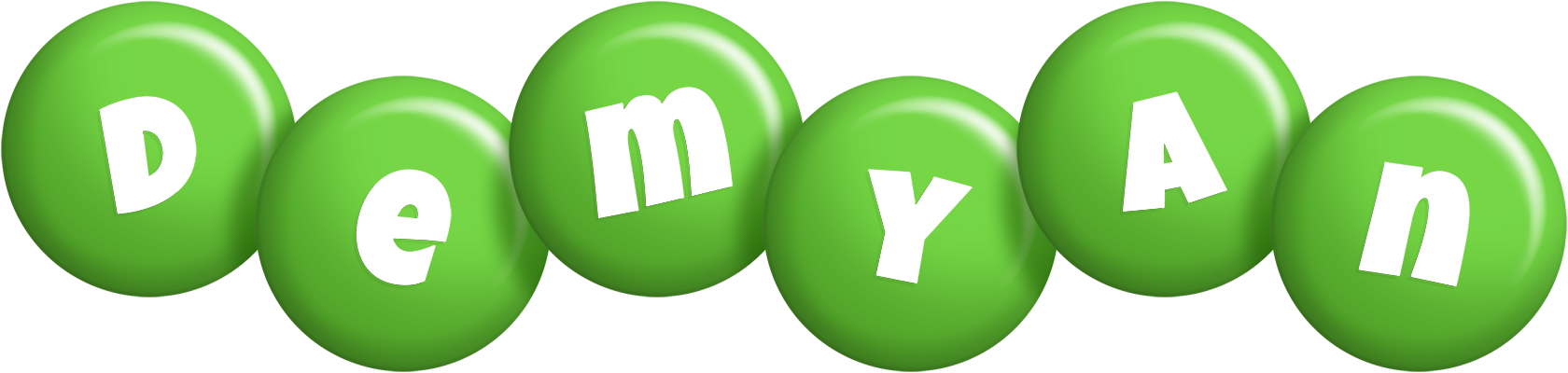 Demyan candy-green logo