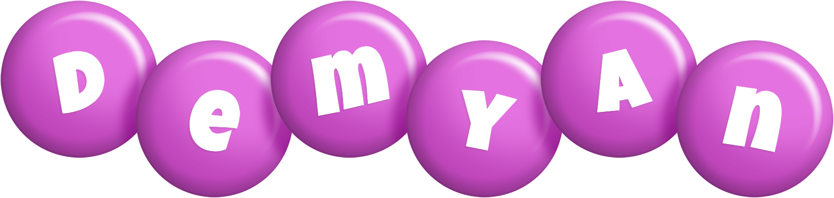 Demyan candy-purple logo
