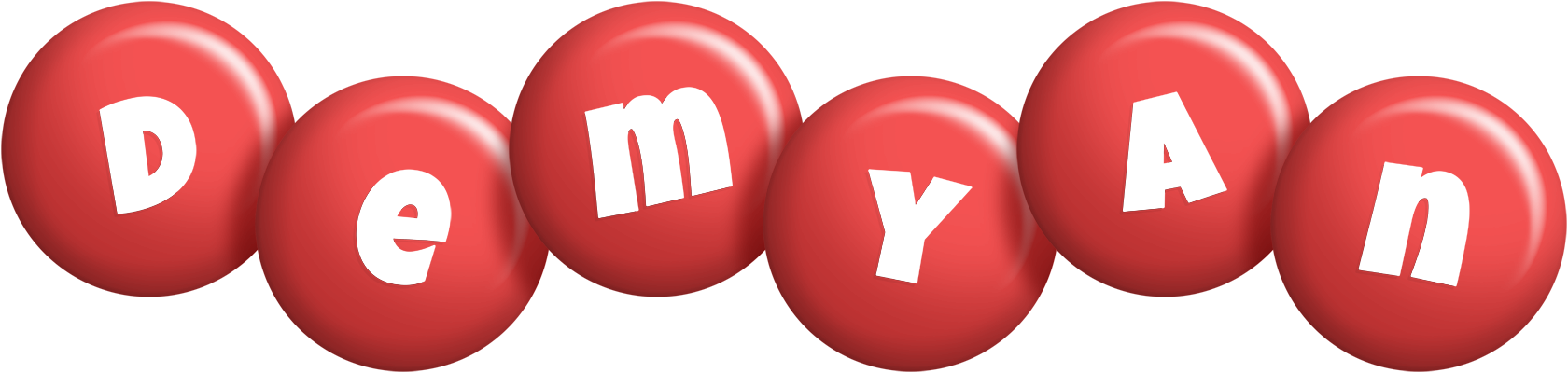 Demyan candy-red logo