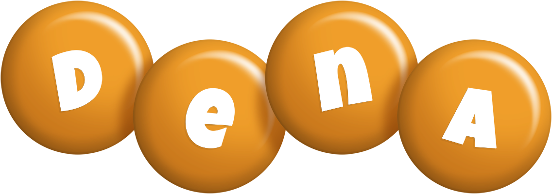 Dena candy-orange logo