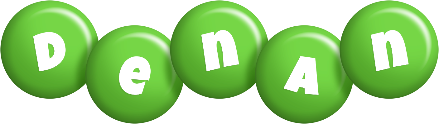 Denan candy-green logo