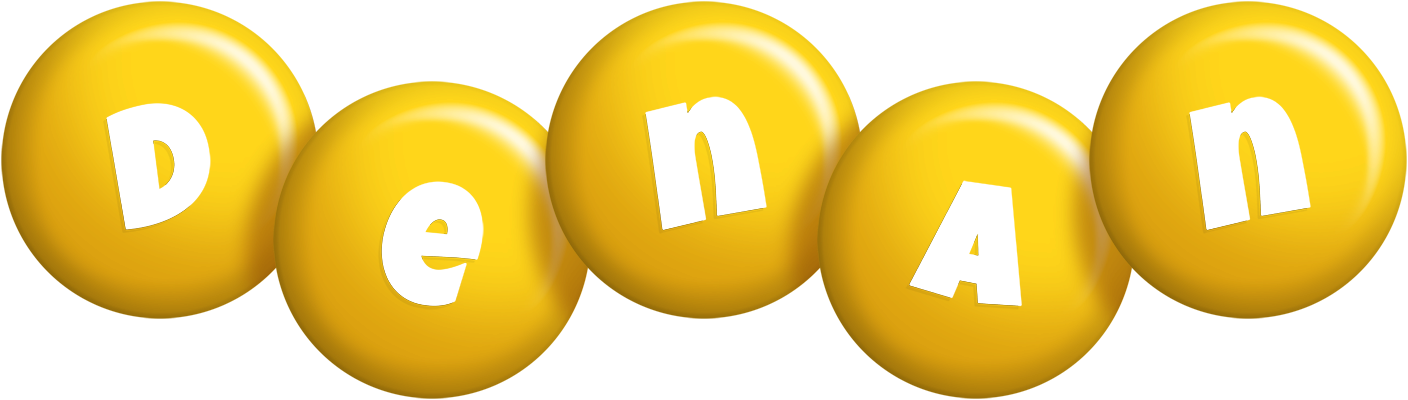 Denan candy-yellow logo