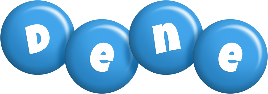 Dene candy-blue logo