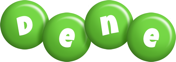 Dene candy-green logo