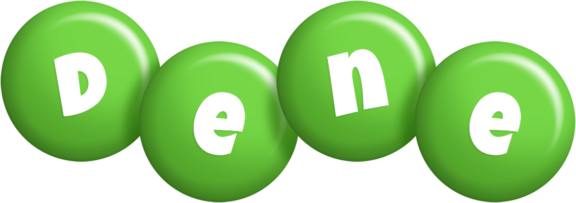 Dene candy-green logo
