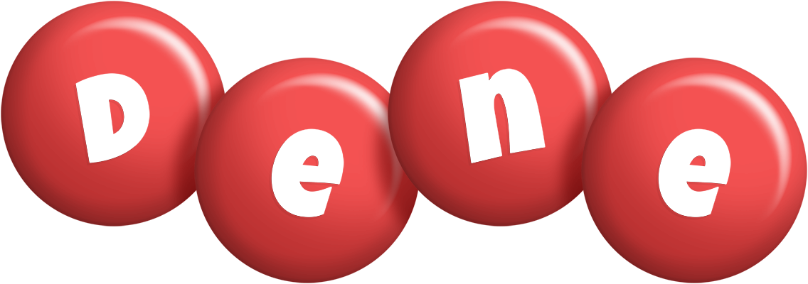 Dene candy-red logo