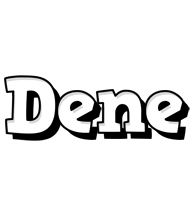 Dene snowing logo