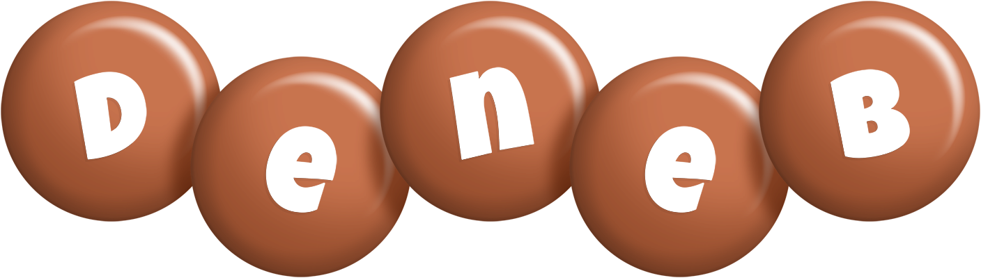 Deneb candy-brown logo