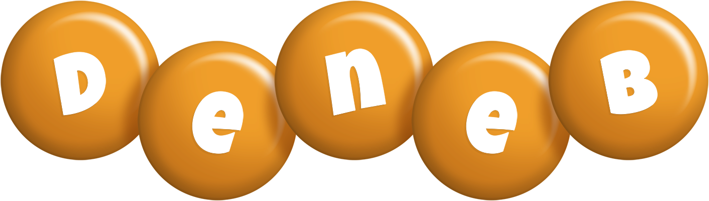 Deneb candy-orange logo