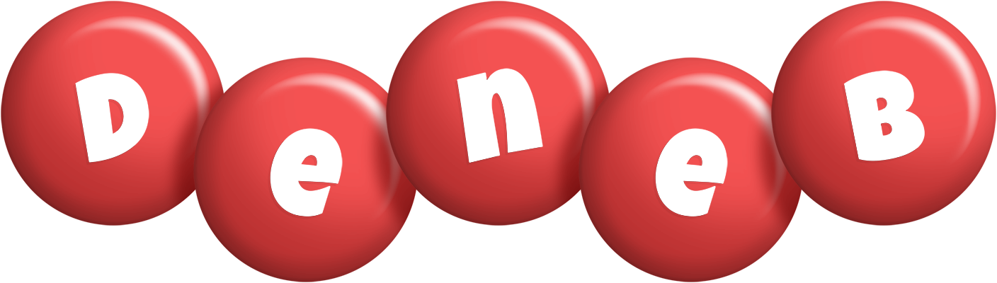 Deneb candy-red logo