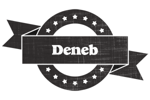 Deneb grunge logo