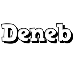 Deneb snowing logo