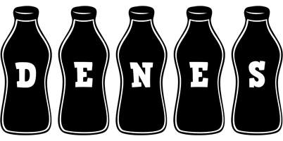 Denes bottle logo