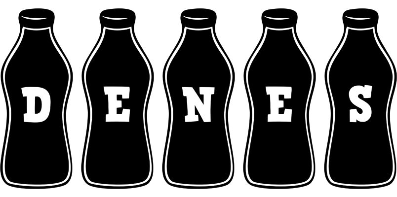 Denes bottle logo