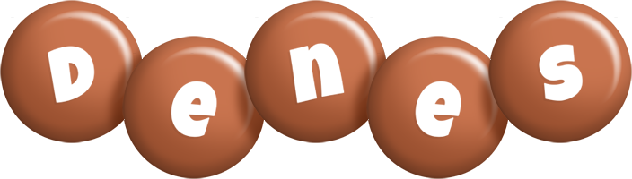 Denes candy-brown logo