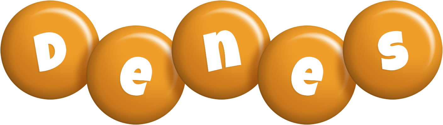 Denes candy-orange logo