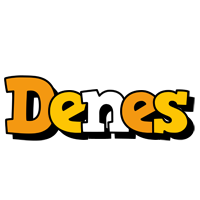 Denes cartoon logo