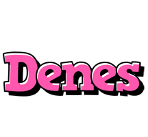 Denes girlish logo