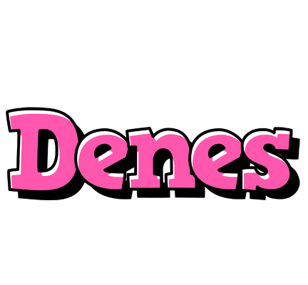 Denes girlish logo
