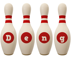 Deng bowling-pin logo