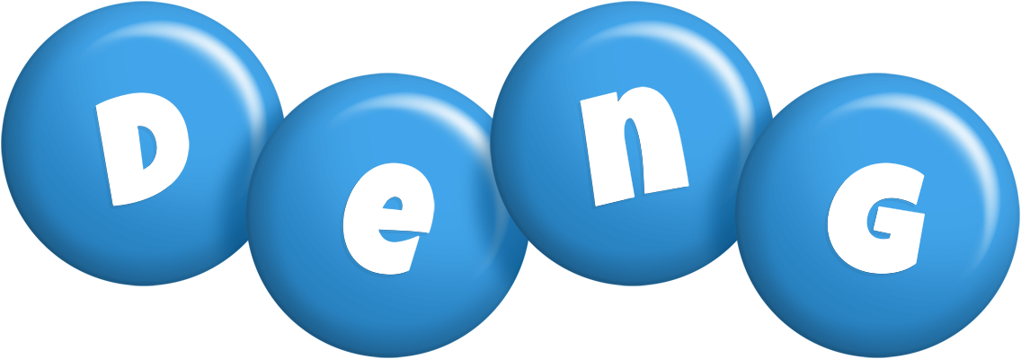 Deng candy-blue logo