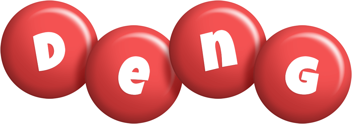 Deng candy-red logo
