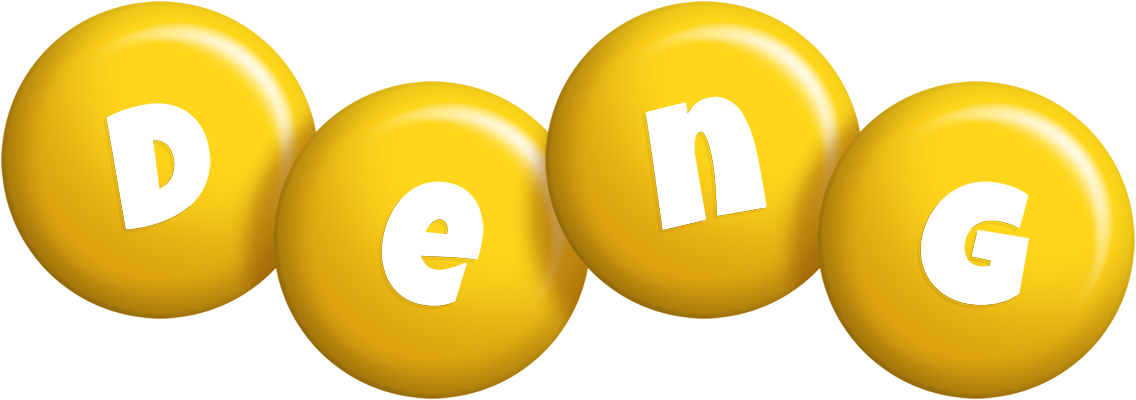Deng candy-yellow logo