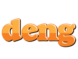 Deng orange logo