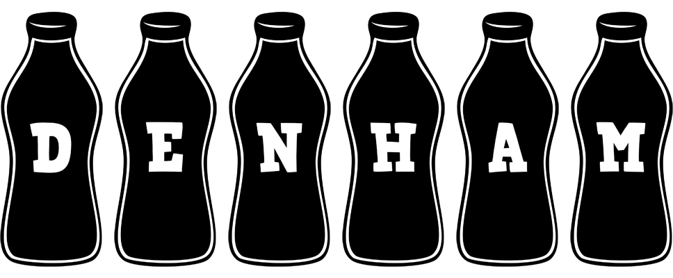 Denham bottle logo