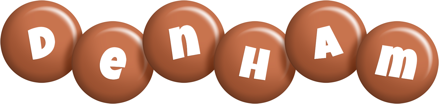 Denham candy-brown logo
