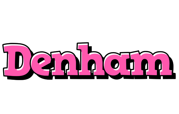 Denham girlish logo