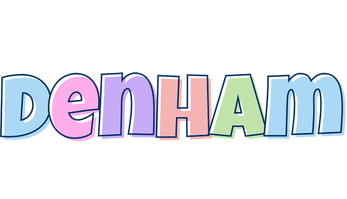 Denham pastel logo