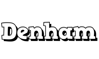 Denham snowing logo