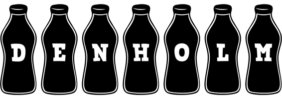 Denholm bottle logo