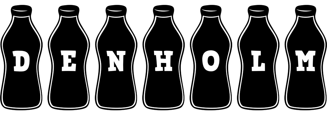 Denholm bottle logo