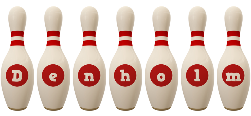 Denholm bowling-pin logo