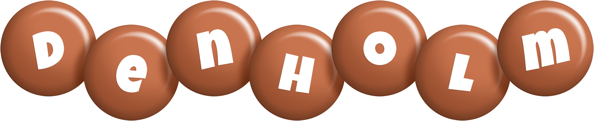 Denholm candy-brown logo