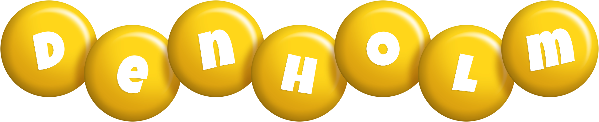 Denholm candy-yellow logo